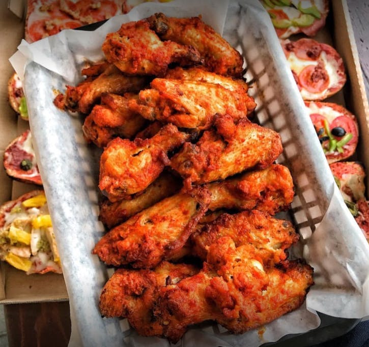 Order Hot Buffalo Wings - 6 Pieces food online from Anna Maria Pizza store, Jersey City on bringmethat.com
