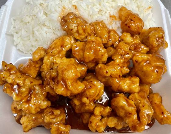 Order C. General Tso's Chicken food online from Mr Sze Chinese Restaurant store, Bloomingdale on bringmethat.com