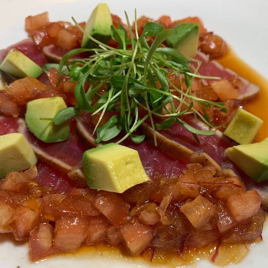 Order Tuna with Japanese Salsa food online from Izaka-Ya by Katsu-Ya store, Los Angeles on bringmethat.com