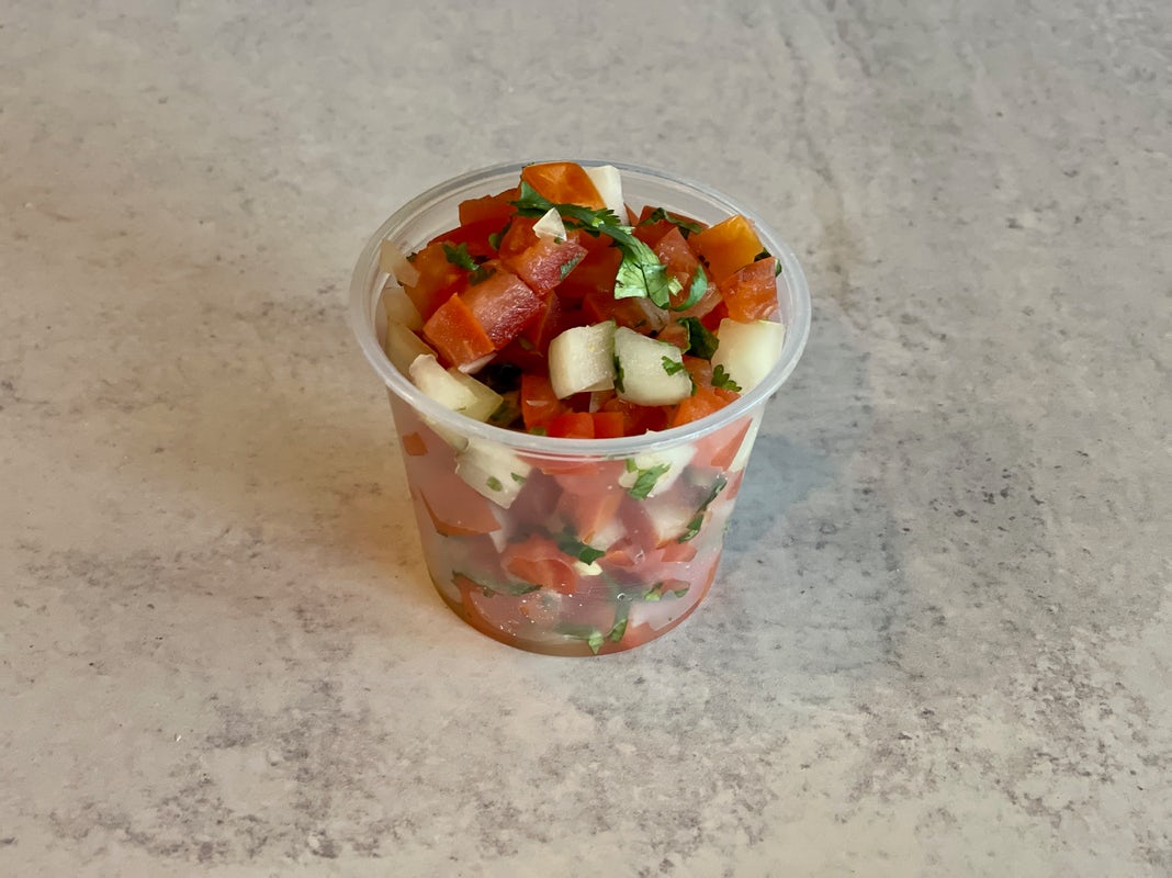 Order lrg pico de gallo side food online from Taco Bamba store, Springfield on bringmethat.com
