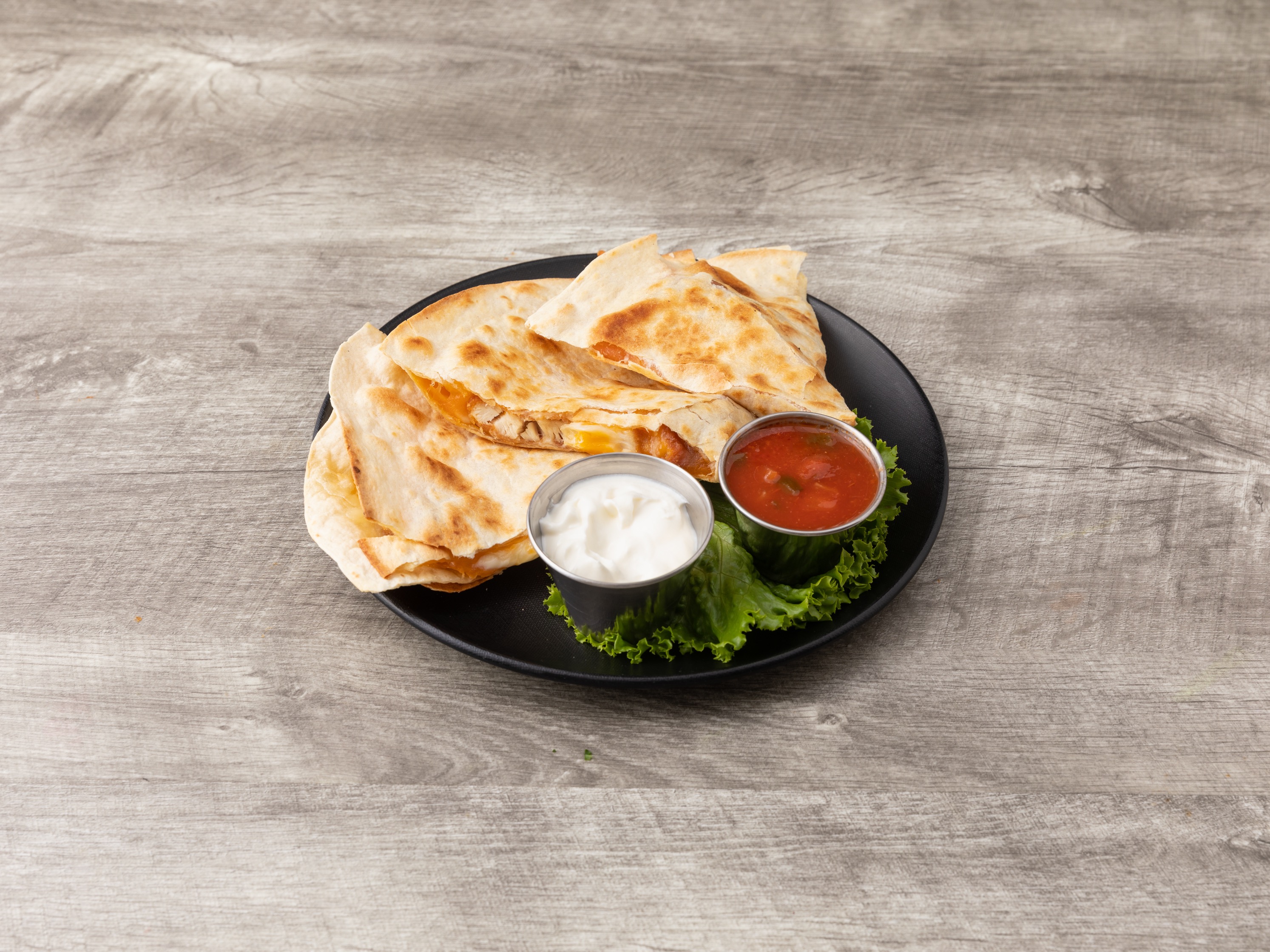 Order Chicken Quesadilla food online from Papa Mario's Pizza store, Haddon Heights on bringmethat.com