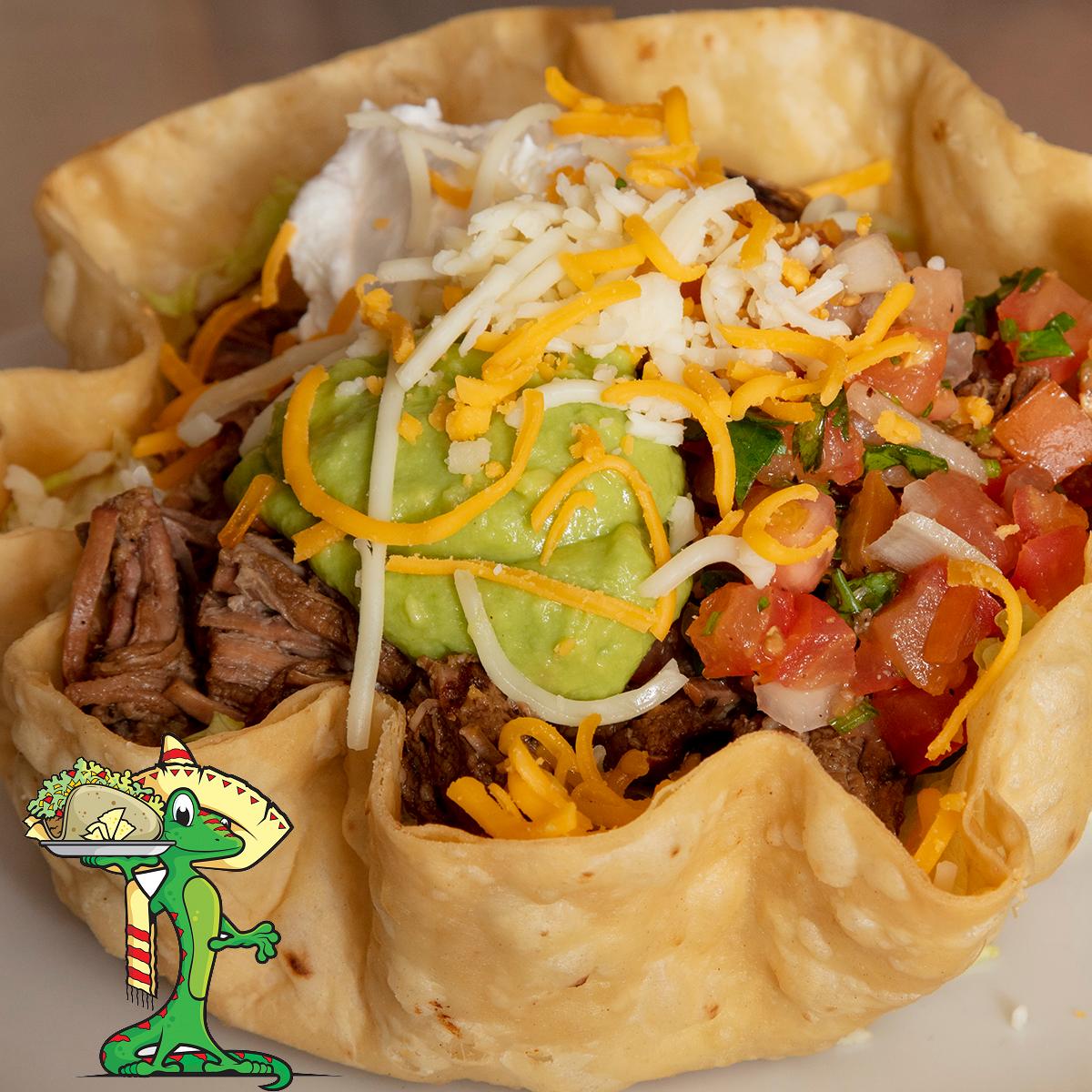 Order Taco Salad food online from Gecko Grill store, Gilbert on bringmethat.com