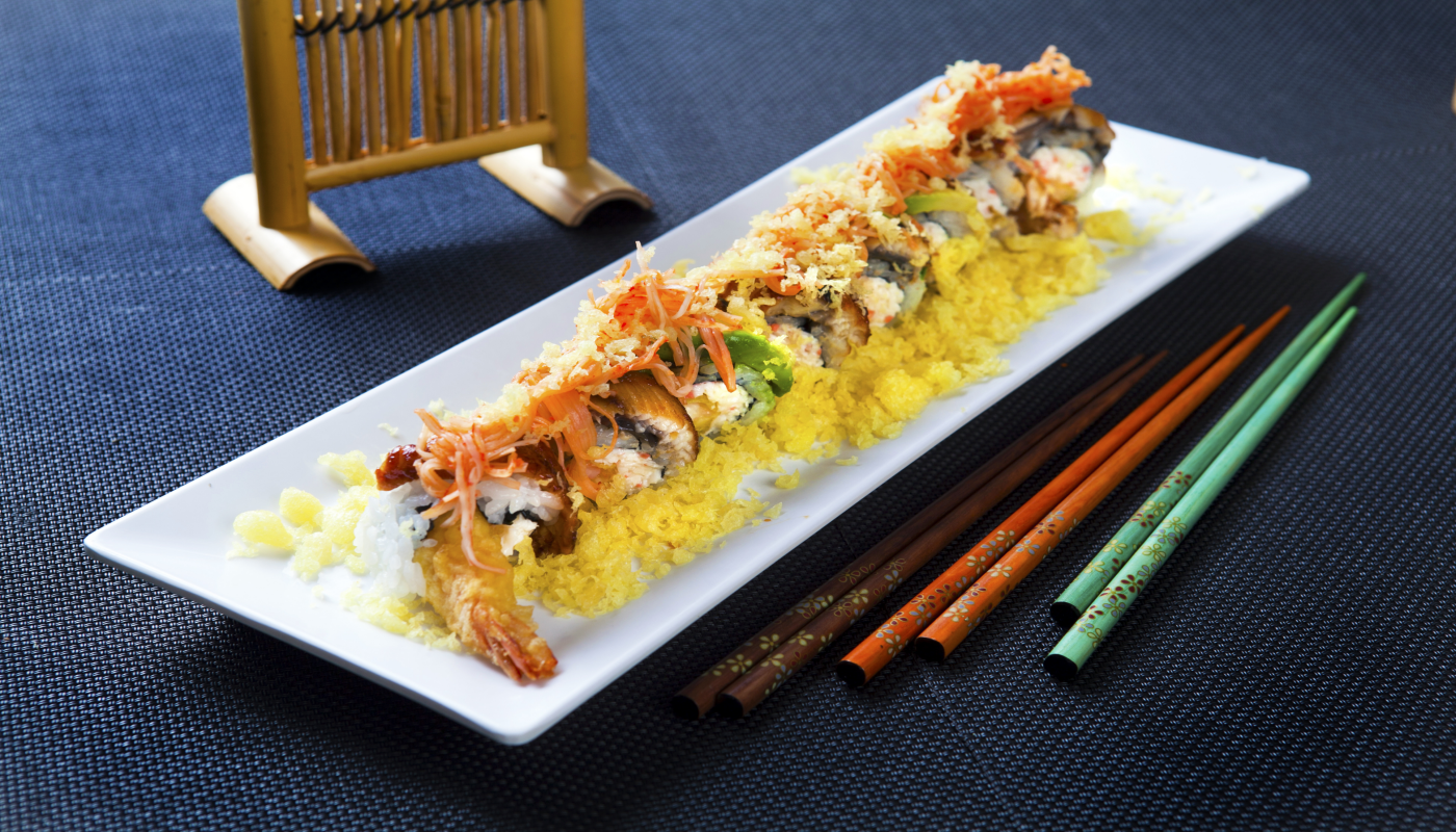 Order R34. Spicy Dragon Roll food online from Starfish Sushi - Downey store, Downey on bringmethat.com