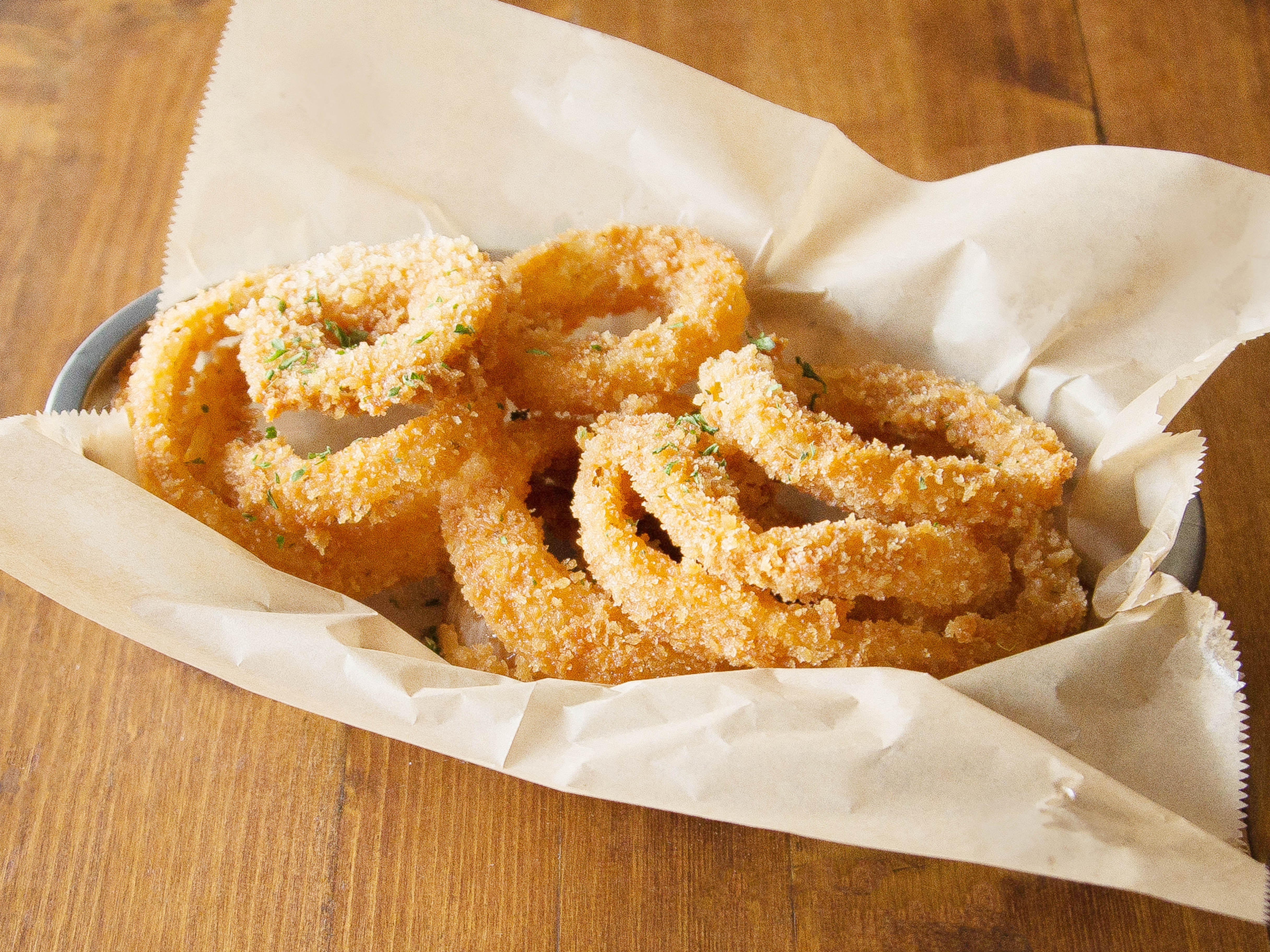 Order Onion Rings food online from The Fix Burger store, Los Angeles on bringmethat.com