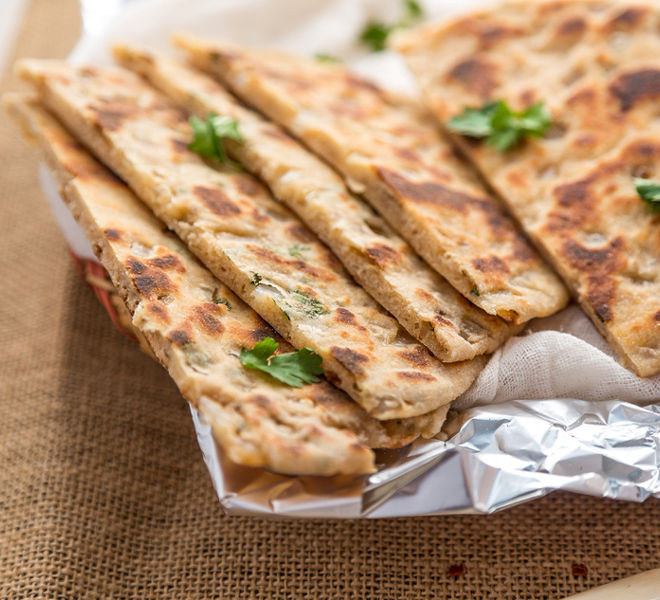 Order Onion Kulcha food online from Great Himalayan Indian Cuisines store, Moore on bringmethat.com