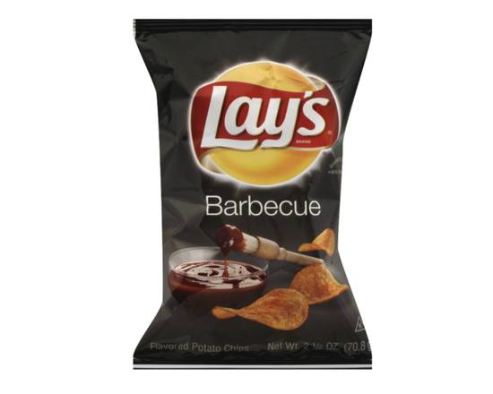 Order Lays Potato Chips, Barbecue Flavored - 2.5 oz food online from Loma Mini Market store, Long Beach on bringmethat.com