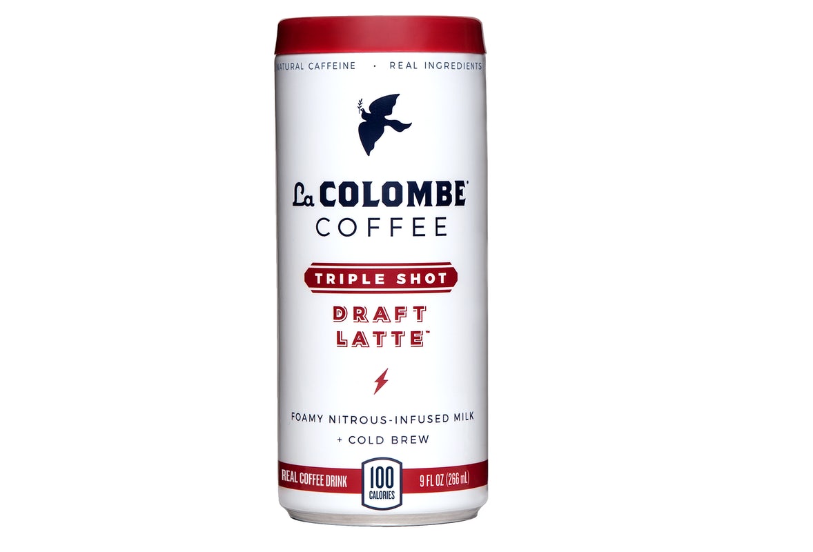 Order La Columbe Triple Draft Latte - 9oz Can [GF] food online from Original Chopshop store, Plano on bringmethat.com