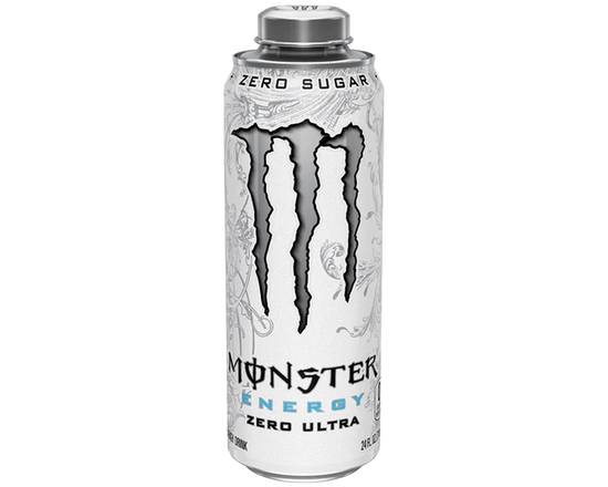 Order Monster Zero Ultra 24oz food online from Extra Mile 2038 store, Dana Point on bringmethat.com