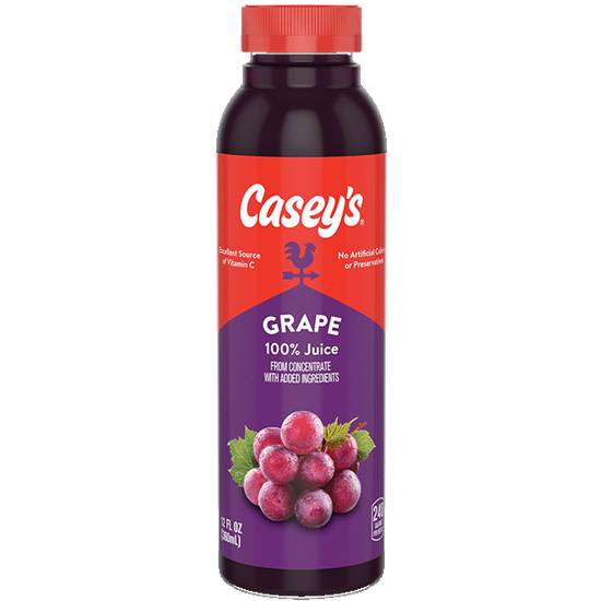 Order Casey's Grape Juice 12oz food online from Casey store, Sycamore on bringmethat.com