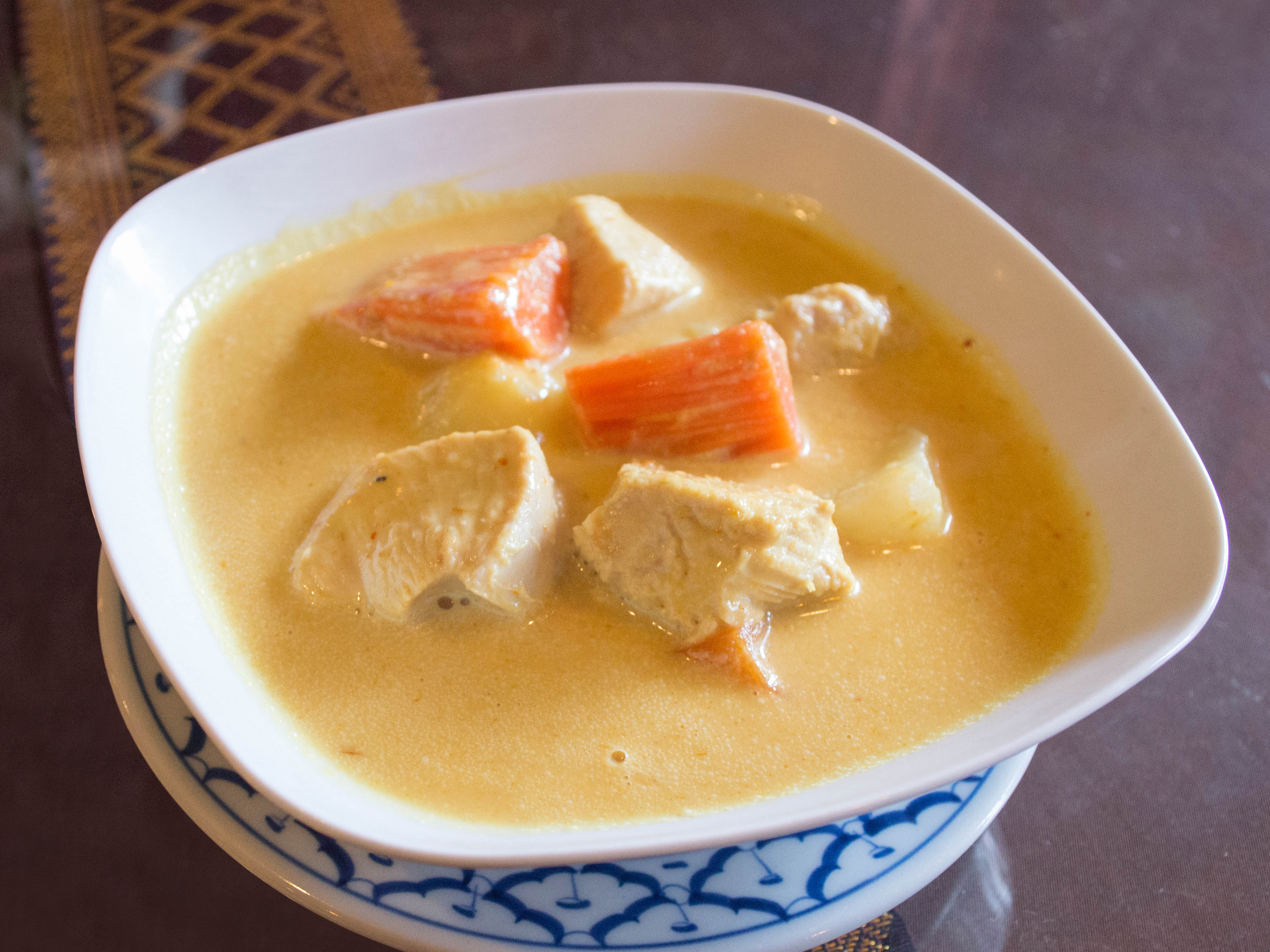 Order Chicken Yellow Curry food online from Thai Orchid store, Citrus Heights on bringmethat.com