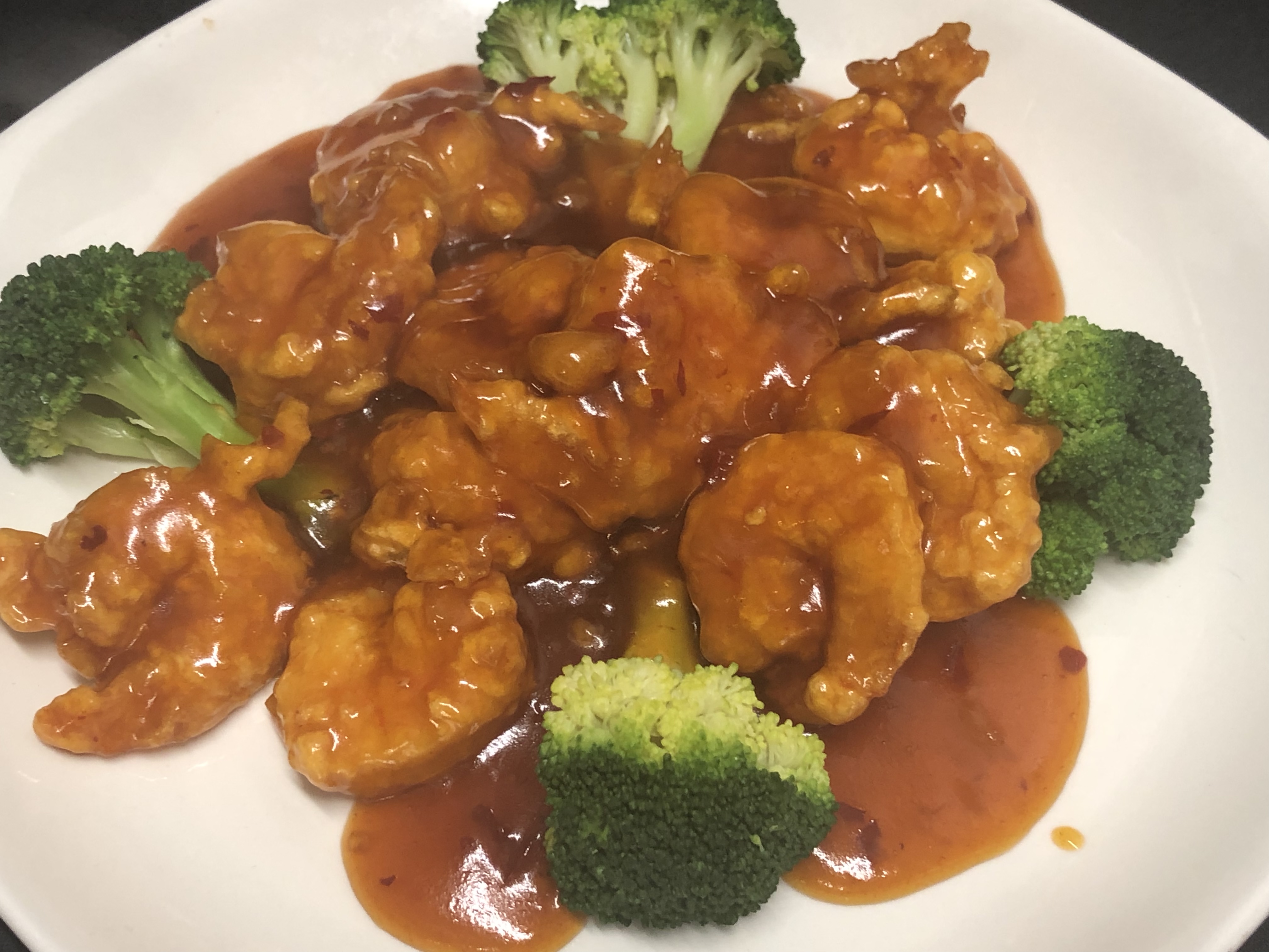 Order S11. General Tso's Shrimp food online from Don Don Chinese Restaurant store, Carnegie on bringmethat.com