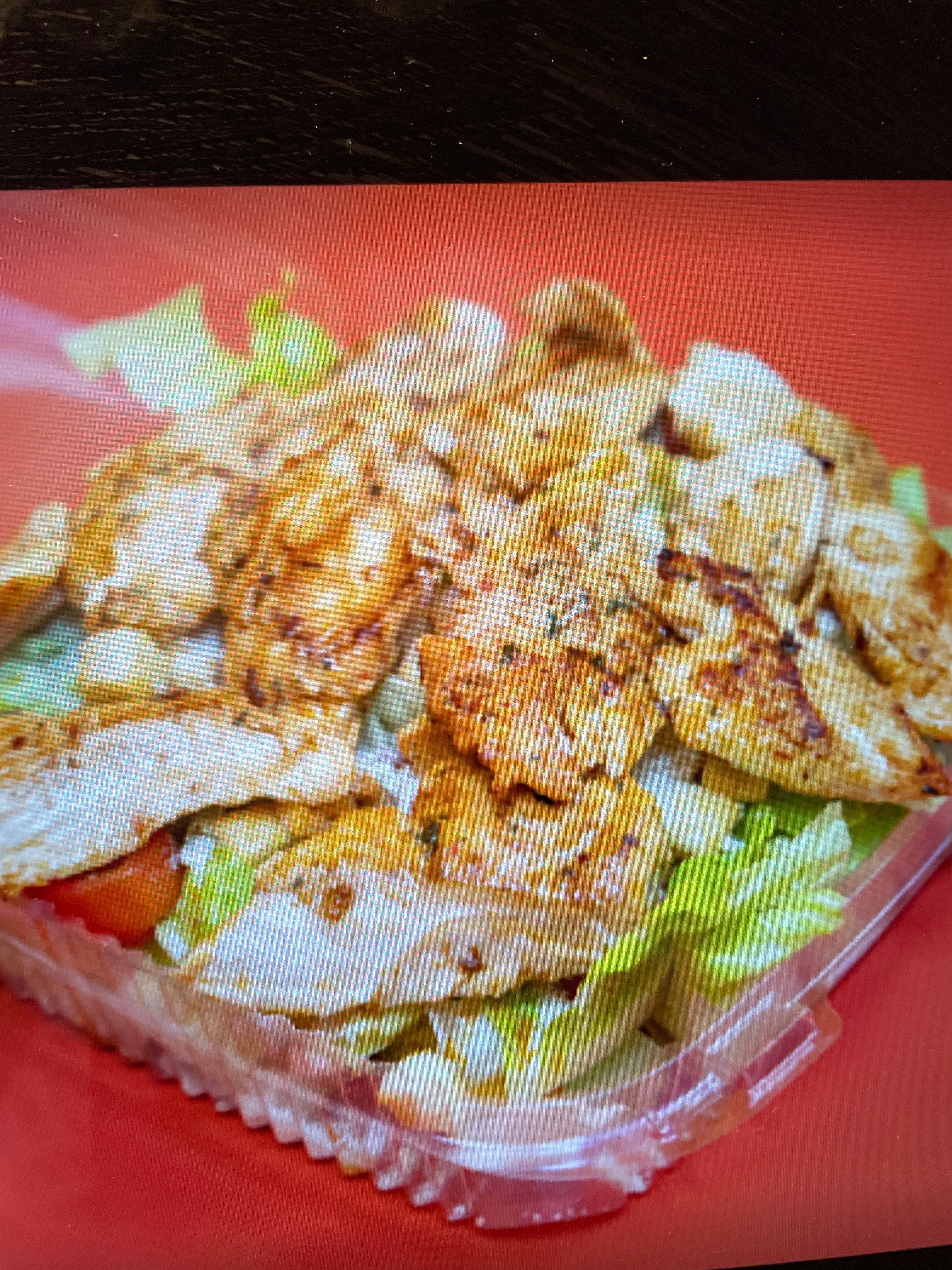 Order Grilled Chicken Salad - Small food online from Paramount Pizza Slices store, Holyoke on bringmethat.com