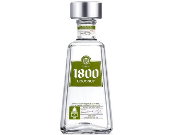 Order 1800 Coconut Tequila, 750ml food online from Babaro Liquor Store store, Peabody on bringmethat.com