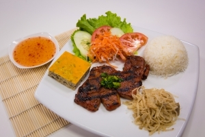 Order C2 Com Bi Cha Suon Nuong food online from Saigon Cafe store, Cherokee County on bringmethat.com