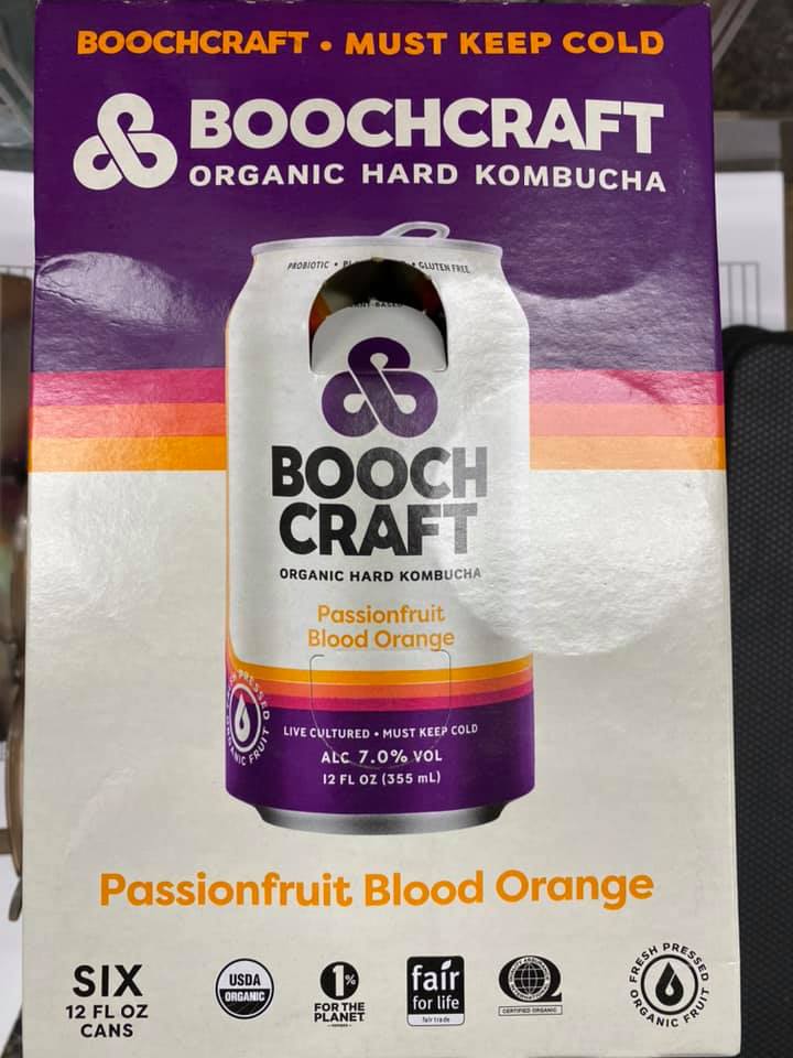 Order Boochcraft Kombucha Orange, Pomegranate and Beet 6 Pack food online from Save More Liquor store, Orangevale on bringmethat.com