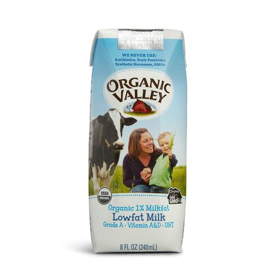 Order Kid's Organic Milk food online from Burger Lounge store, Campbell on bringmethat.com