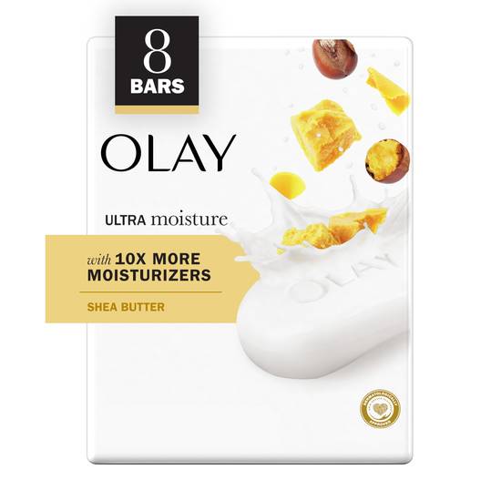 Order Olay Moisture Outlast Ultra Moisture Shea Butter Beauty Bar with Vitamin B3 Complex 3.75 OZ, 6CT food online from CVS store, SPRING VALLEY on bringmethat.com