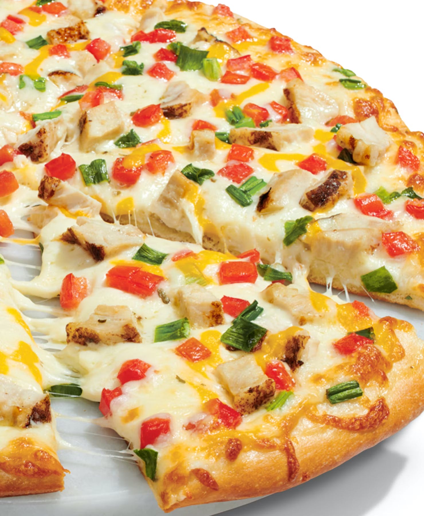 Order Chicken Garlic Pizza - Medium 12" food online from Papa Murphy | Take 'n' Bake Pizza store, Lincoln on bringmethat.com