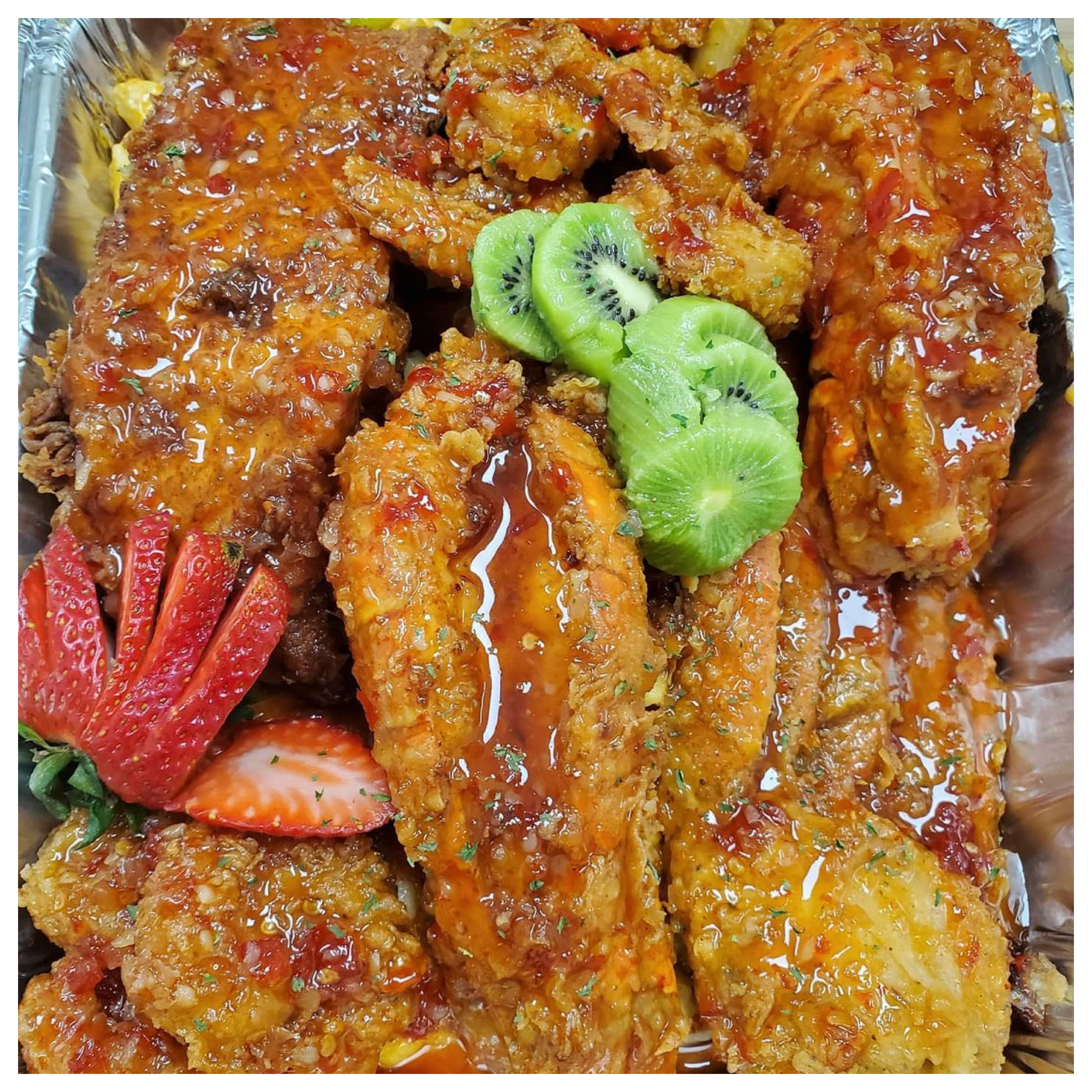 Order French Fried Platter food online from Ochorios Seafood & Caribbean Cuisine store, Hempstead on bringmethat.com