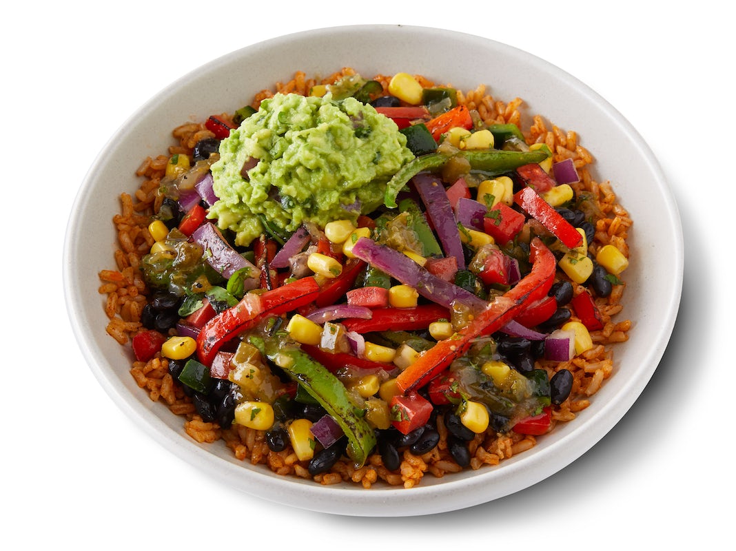 Order Fajita Vegan Bowl food online from Qdoba Mexican Eats store, Canton on bringmethat.com