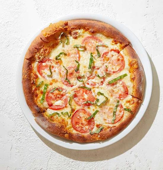 Order FIVE CHEESE + FRESH TOMATO food online from California Pizza Kitchen store, Louisville on bringmethat.com