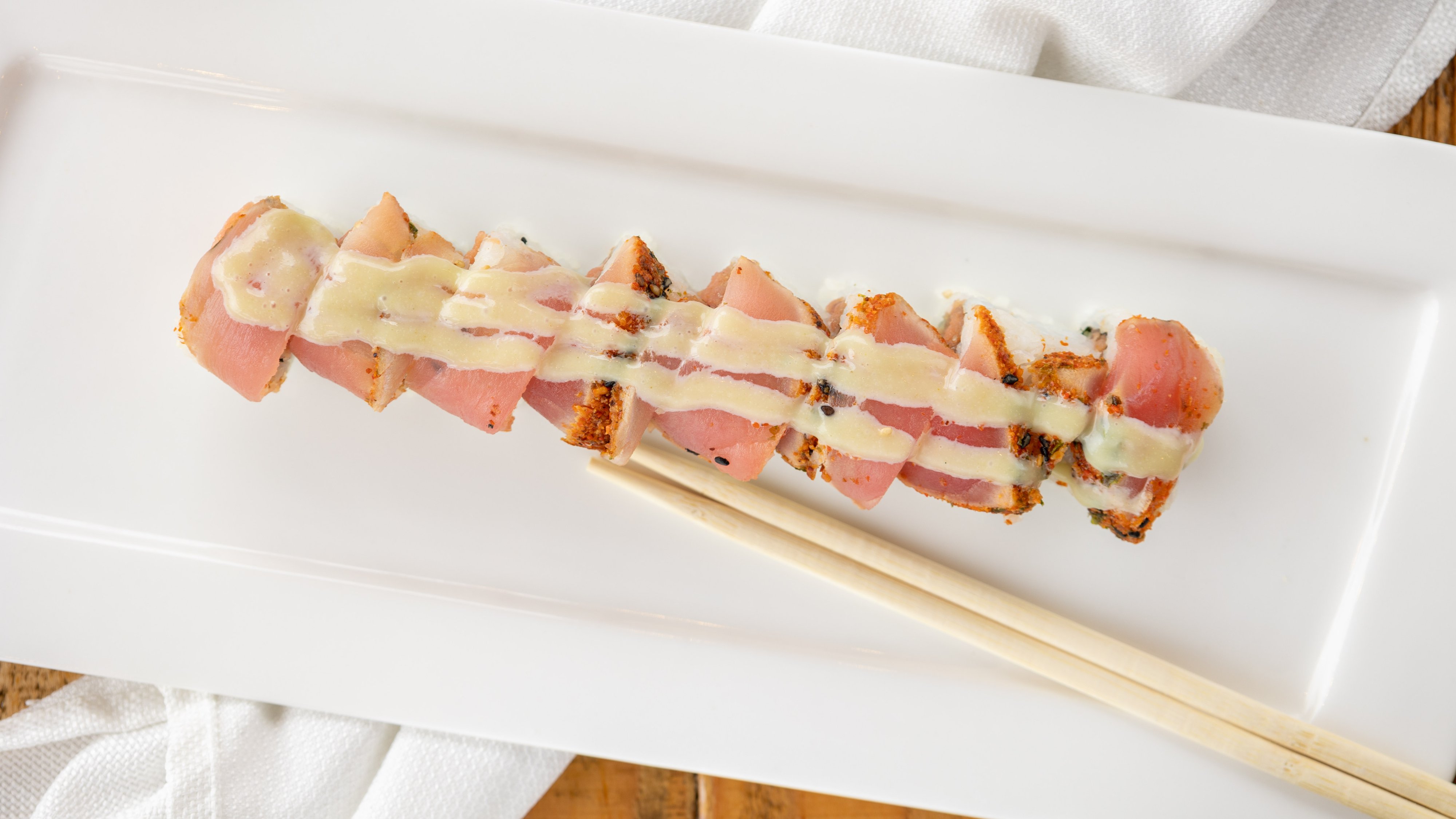Order Love Tuna Roll food online from Sumo Hibachi & Sushi store, Lexington on bringmethat.com