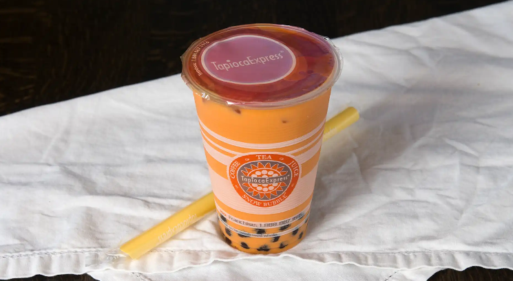 Order Thai Tea Snow Bubble food online from Tapioca Express store, San Marcos on bringmethat.com