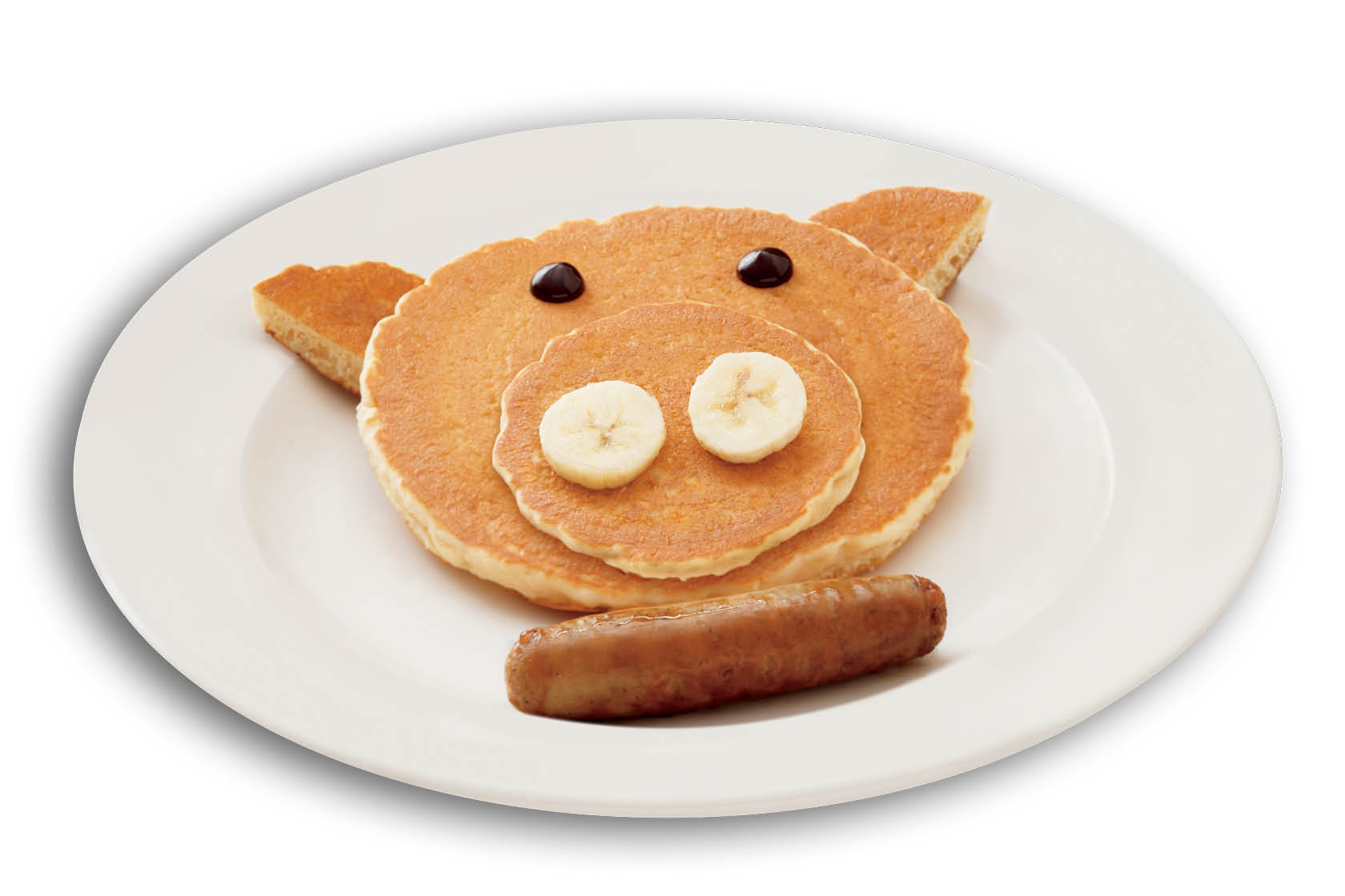 Order Little Piggy Pancakes food online from Bob Evans store, Canton on bringmethat.com