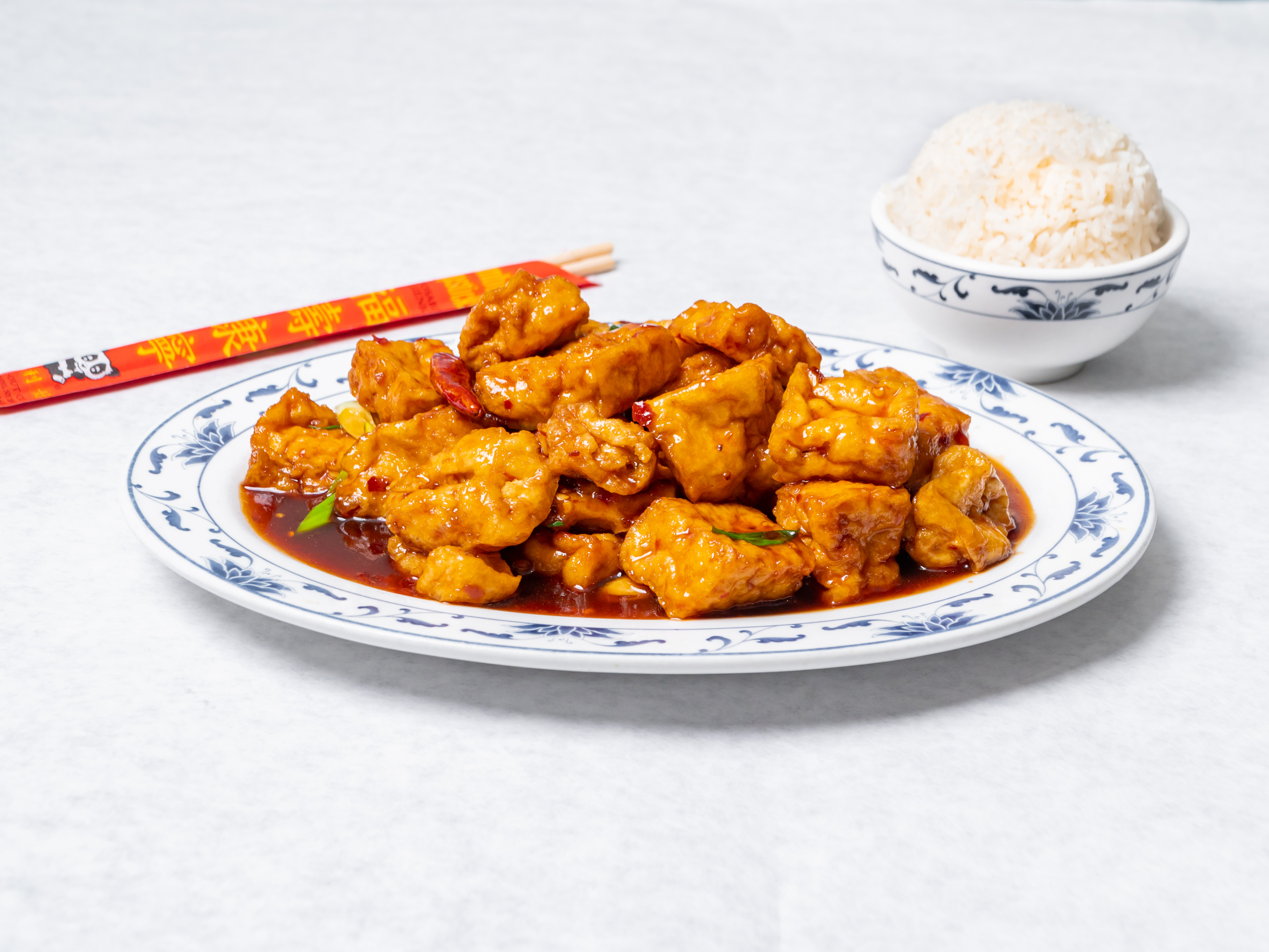 Order General Tso's Crispy Tofu food online from City Lights of China store, Washington on bringmethat.com