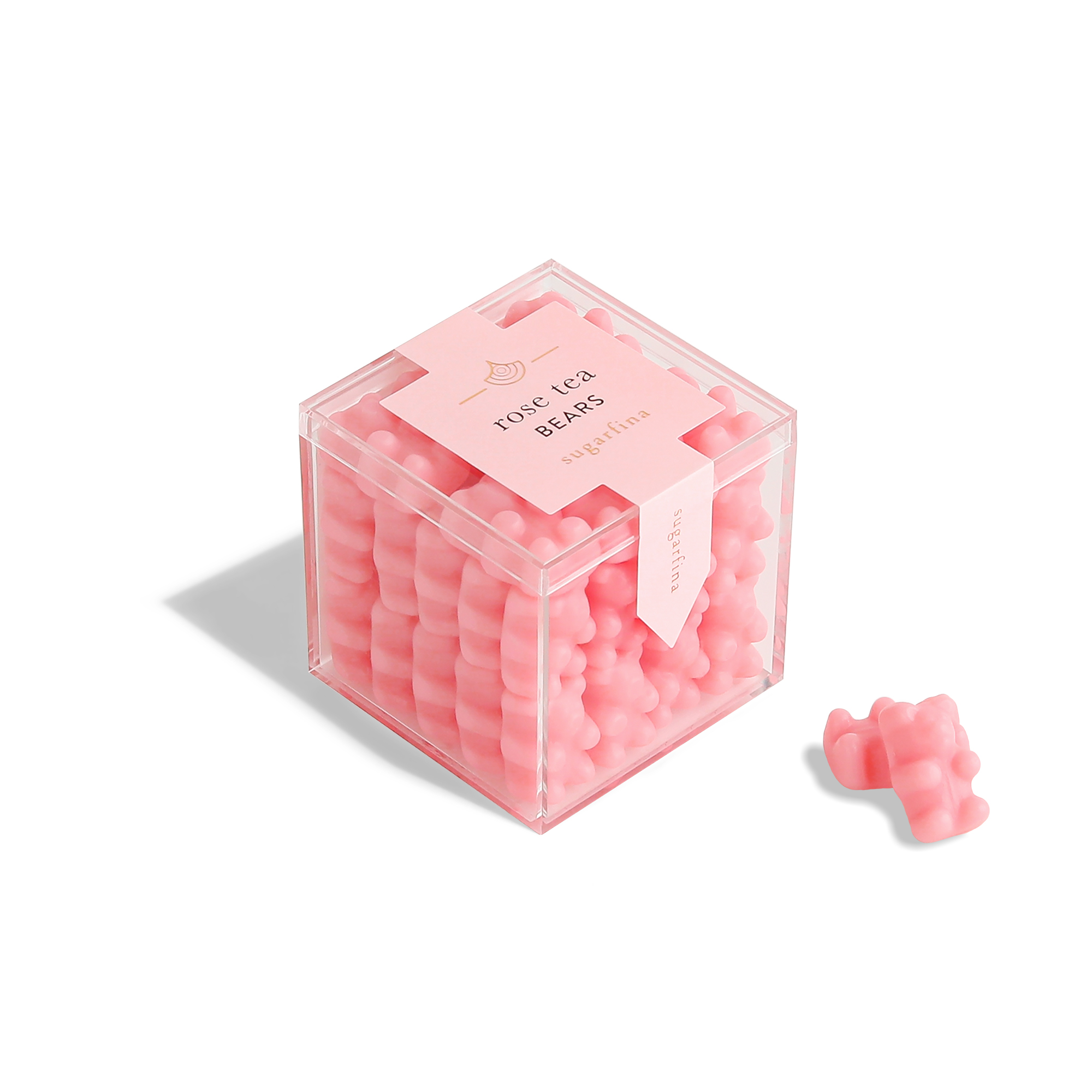 Order Rose Tea Bears - Small Candy Cube food online from Sugarfina store, El Segundo on bringmethat.com
