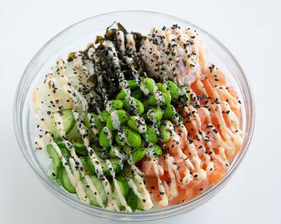 Order Salmon Poke Bowl food online from Poke Loa - Garden District store, New Orleans on bringmethat.com