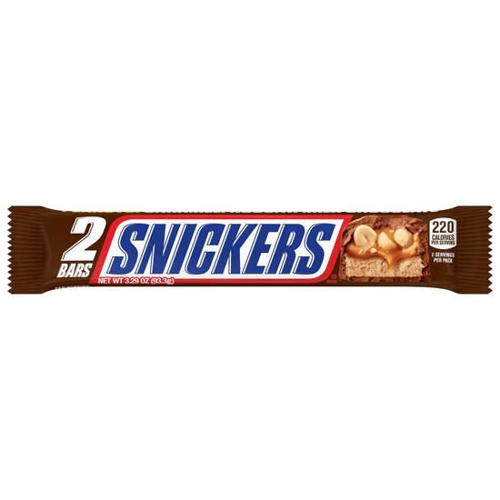 Order Snickers Milk Chocolate Candy Bar Sharing Size, 3.29 OZ food online from Cvs store, GREENWICH on bringmethat.com
