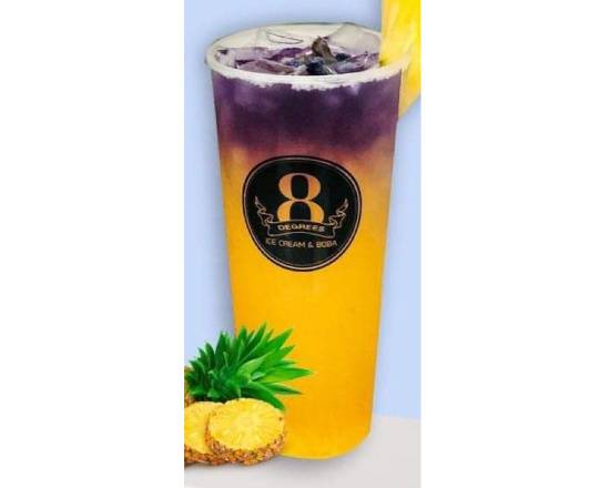 Order Pineapple Sunset food online from 8 Degrees Ice Cream & Boba store, Des Moines on bringmethat.com