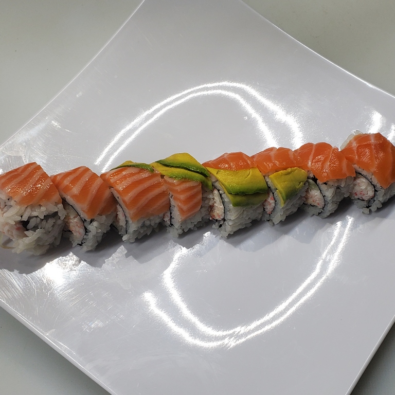 Order Salmon Lover Roll food online from Sushi Loco store, Long Beach on bringmethat.com