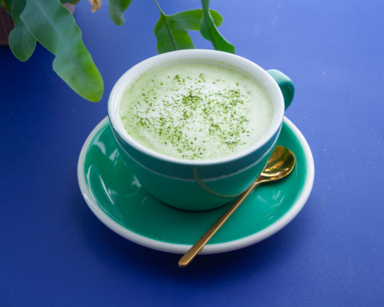 Order Matcha Latte food online from Treehouse Coffee Shop store, Jersey City on bringmethat.com