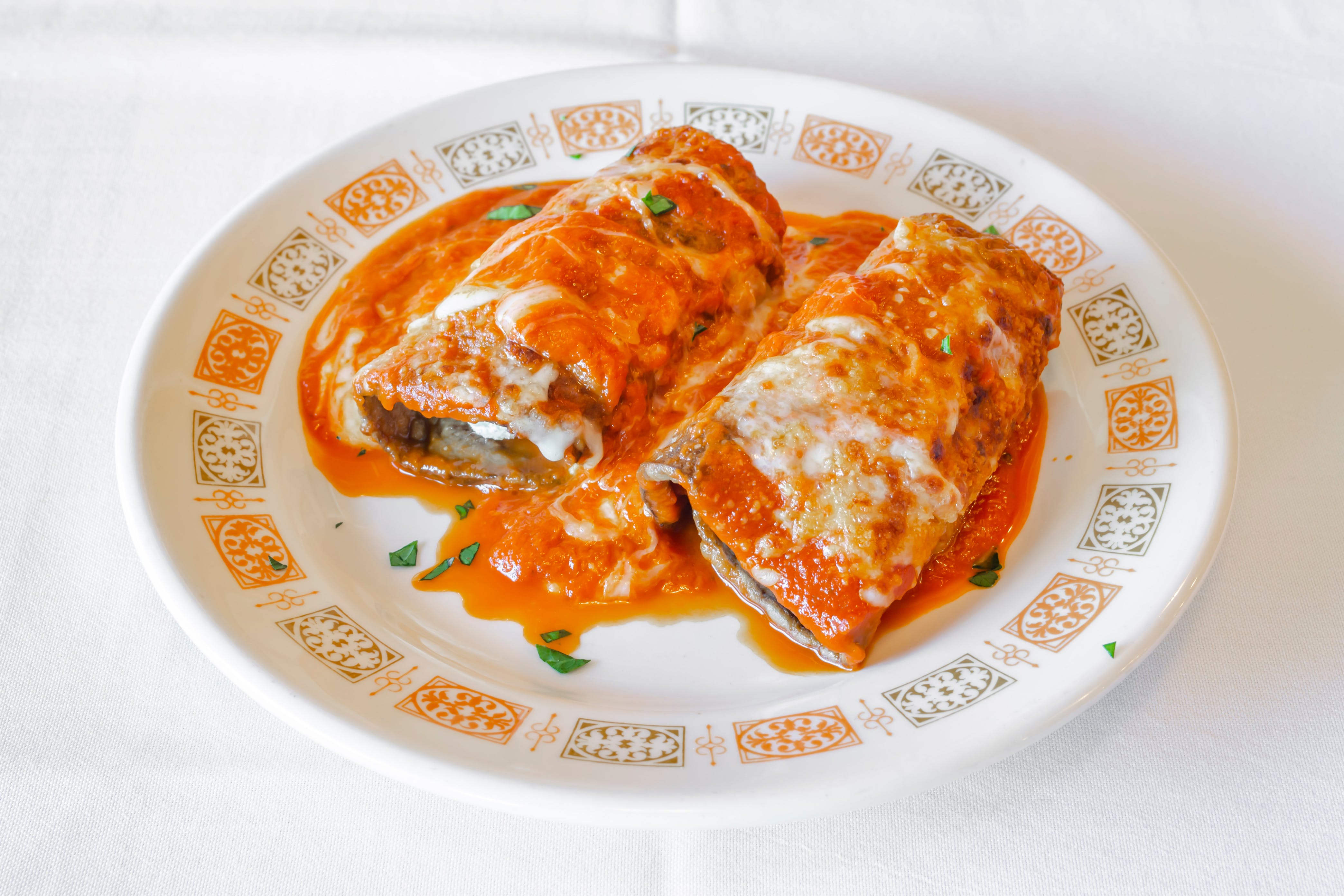 Order Eggplant Rollatini - 2 Pieces food online from Dante's Place store, Leonia on bringmethat.com