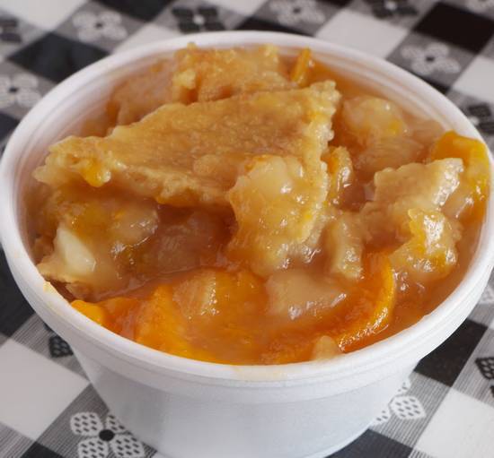 Order Peach Cobbler food online from Smothered Bbq store, Tempe on bringmethat.com