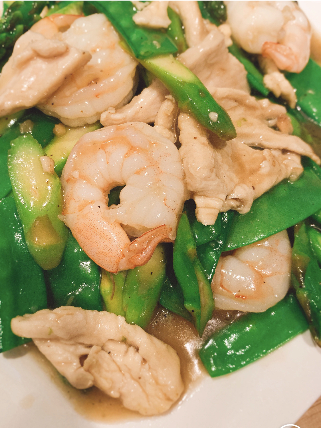 Order Asparagus and Snow Peas food online from Exotic Thai Cafe store, Woodland Hills on bringmethat.com