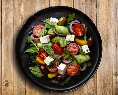 Order Greek Salad Getaway food online from Sub Cult store, Brookline on bringmethat.com