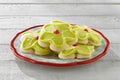 Order Single Buttercream Frosted Flower Cookie  food online from Chicken Salad Chick store, O'Fallon on bringmethat.com