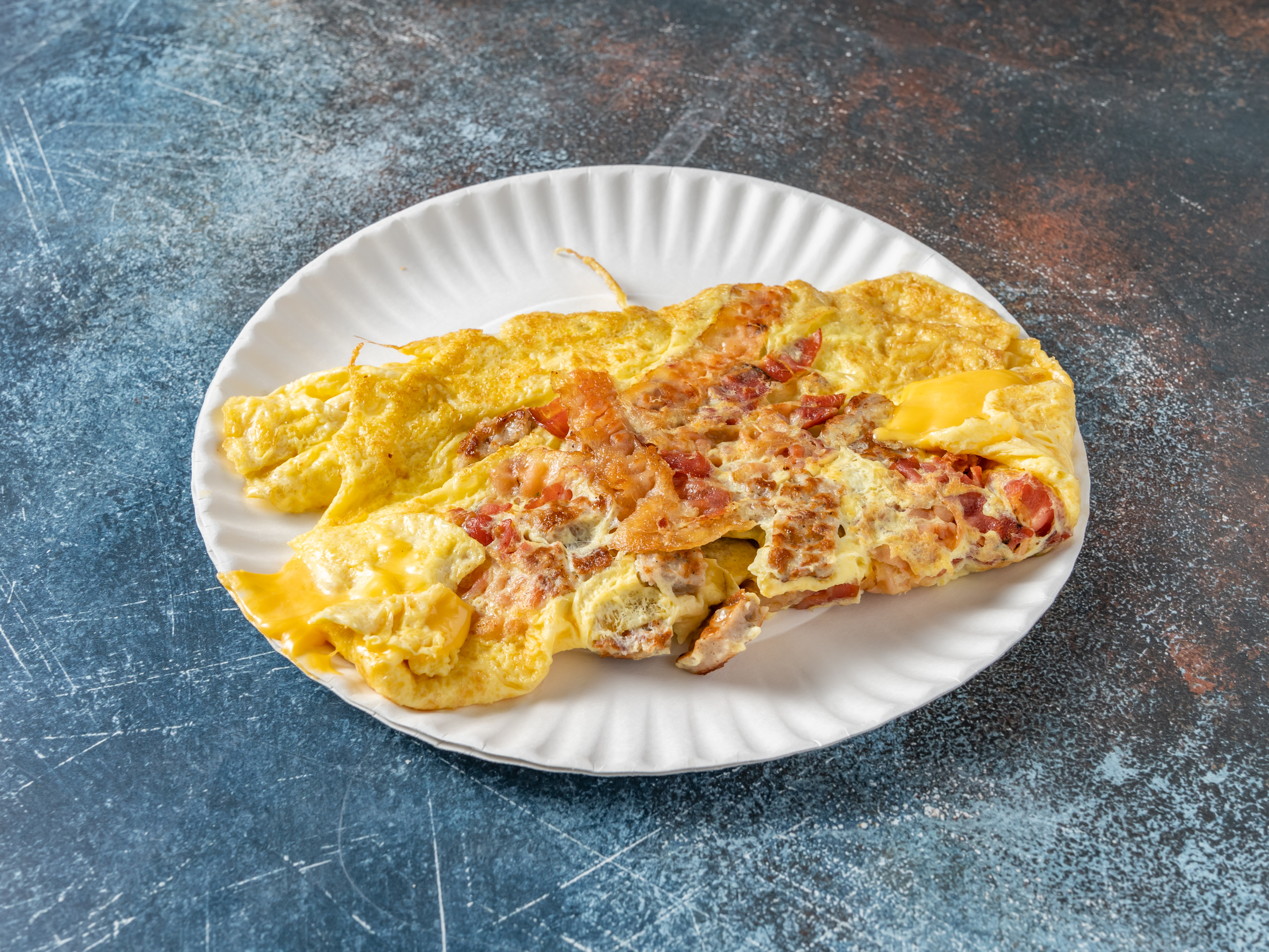 Order Hungry Man Omelet  food online from Forest Hills Bagels store, Forest Hills on bringmethat.com