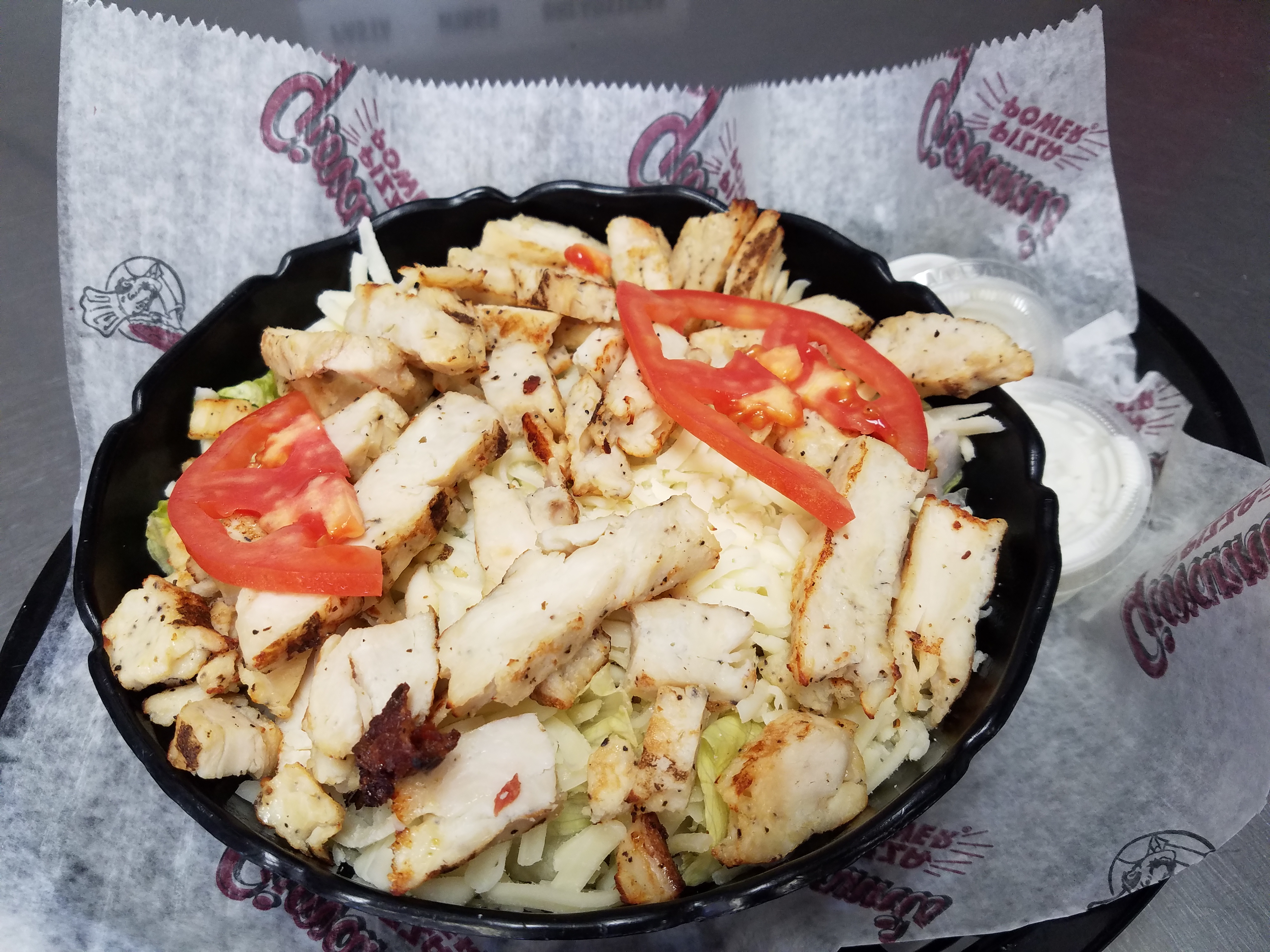 Order Grilled Chicken Salad food online from Giovanni's Pizza Place store, Charleston on bringmethat.com