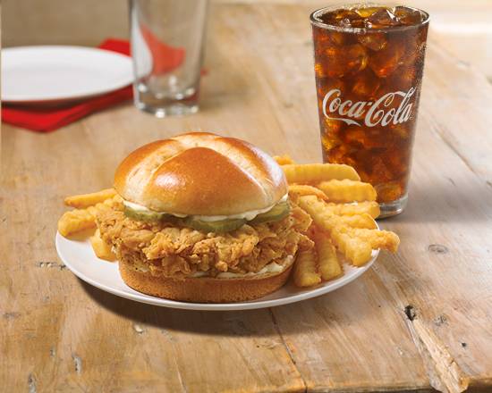 Order Chicken Sandwich Combo food online from Church's Chicken store, Austell on bringmethat.com