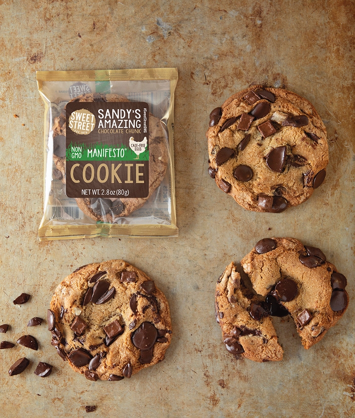 Order Sweet Street Large Chocolate Chunk Cookie food online from Omg Pizza store, Las Vegas on bringmethat.com