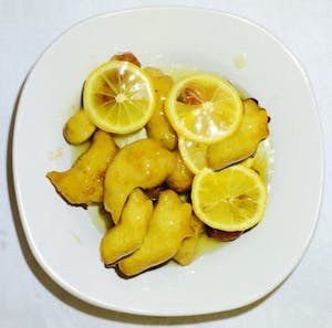 Order R12. Lemon Chicken  food online from Peking Express store, Grandview on bringmethat.com