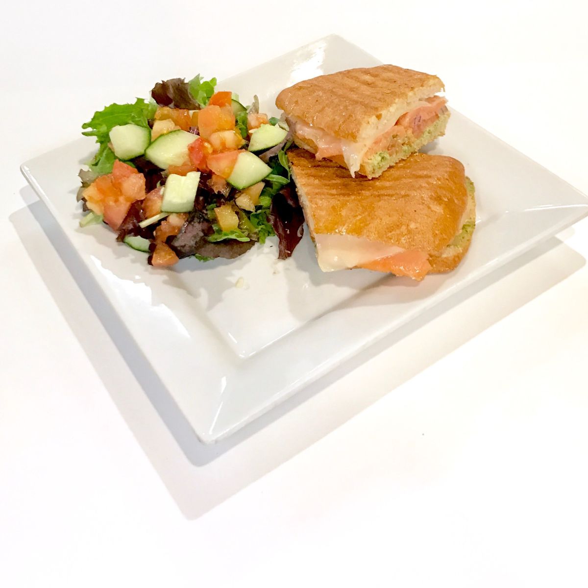 Order Lox Panini food online from Crave Cafe store, Pasadena on bringmethat.com