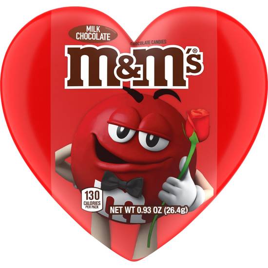 Order M&M'S Valentine's Day Milk Chocolate Candy Gift Heart, 0.93 oz food online from CVS store, WALKERTOWN on bringmethat.com