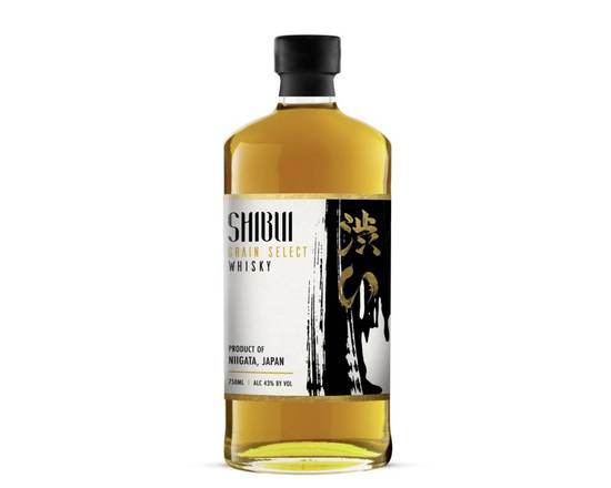 Order SHIBUI Grain Select, 750mL japan whiskey (43.0% ABV) food online from Cold Spring Liquor store, Liberty Hill on bringmethat.com