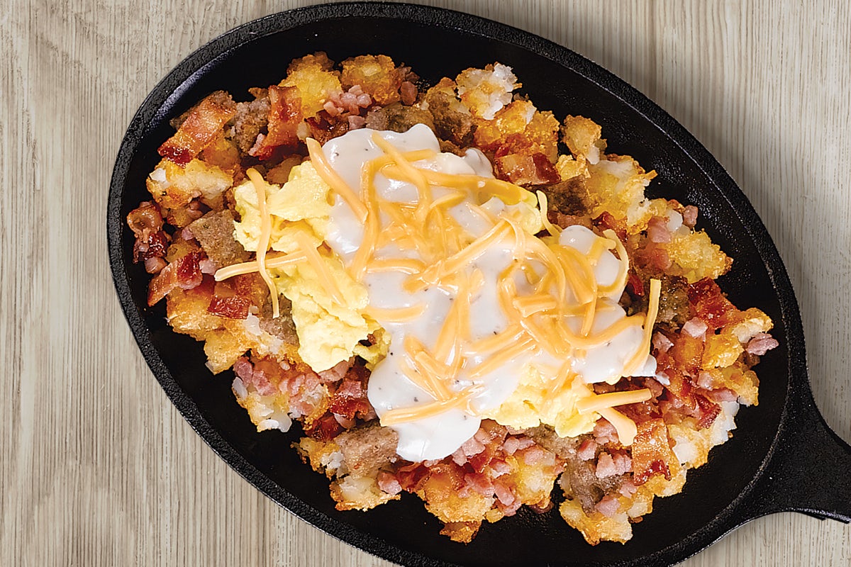 Order Big Country Sunrise Skillet food online from Perkins Restaurant & Bakery store, Dickson City on bringmethat.com