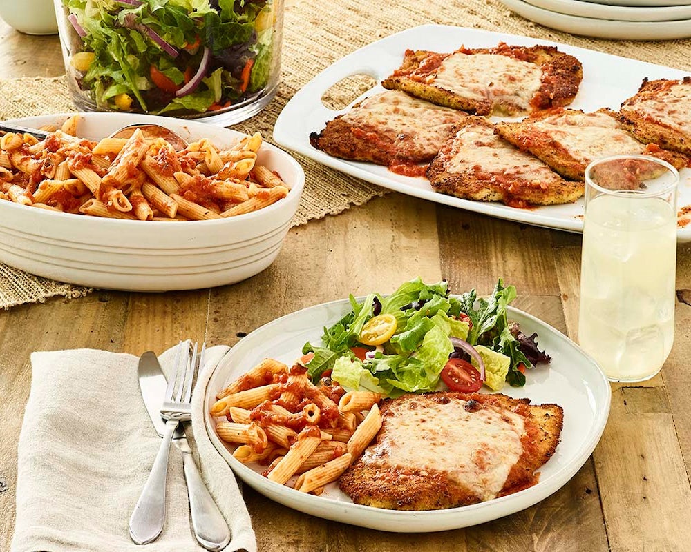 Order Family Bundle Chicken Parmesan food online from Carrabba's store, Omaha on bringmethat.com